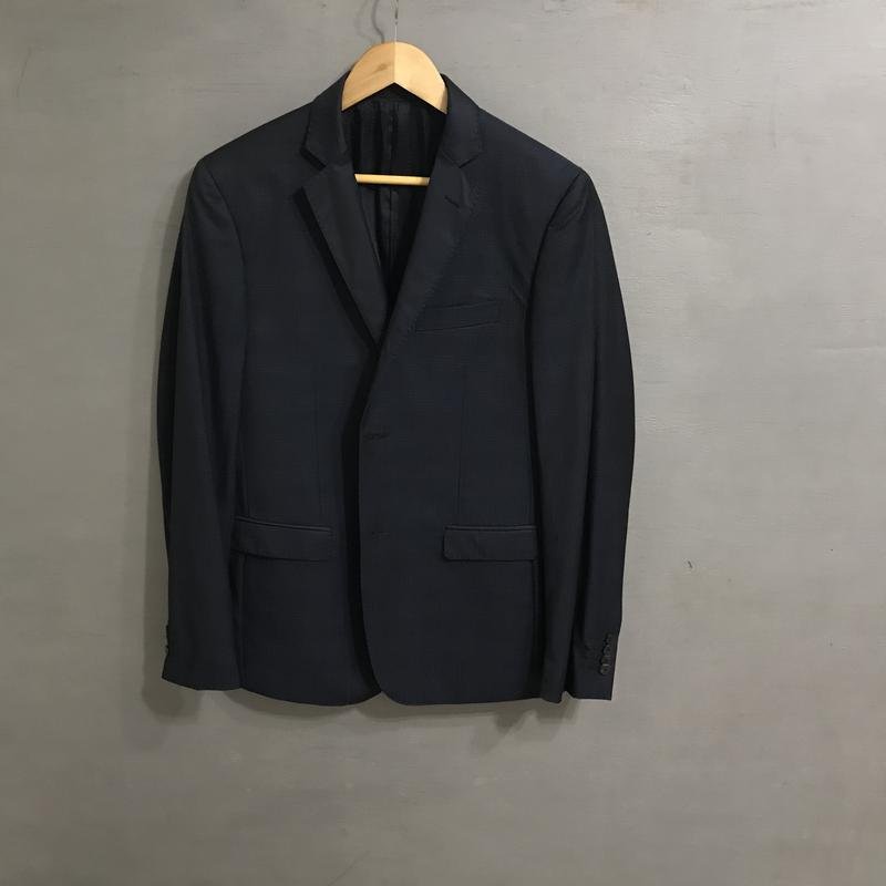 Мужской Pal Zileri Костюм Чёрный Шерсть 40 /L / 48