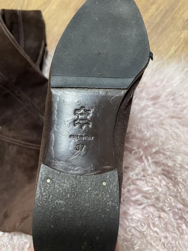 Damen Rene Mancini Stiefel Braun Wildleder 37