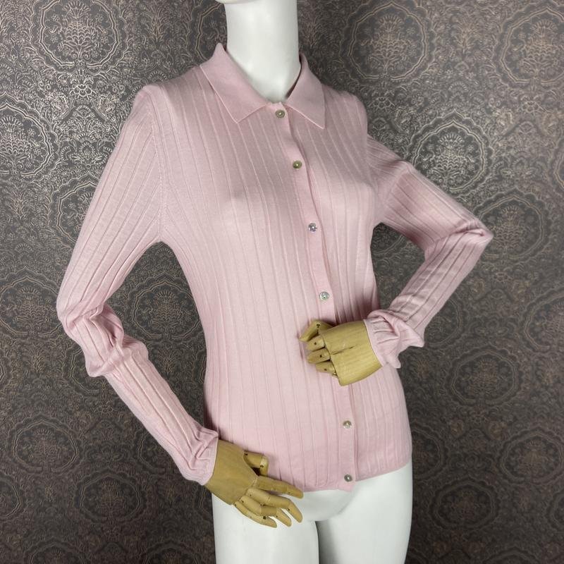 Donna ZARA Maglione Rosa Lana 38