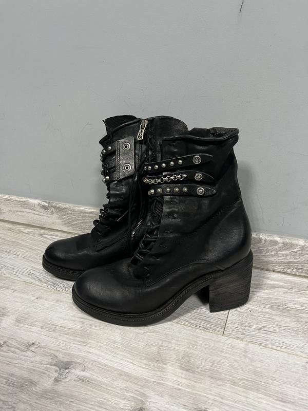 Damen A.S. 98 Stiefel Schwarz Leder 40