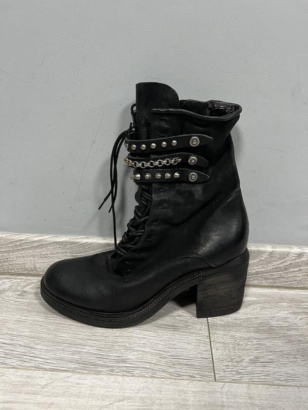 Damen A.S. 98 Stiefel Schwarz Leder 40