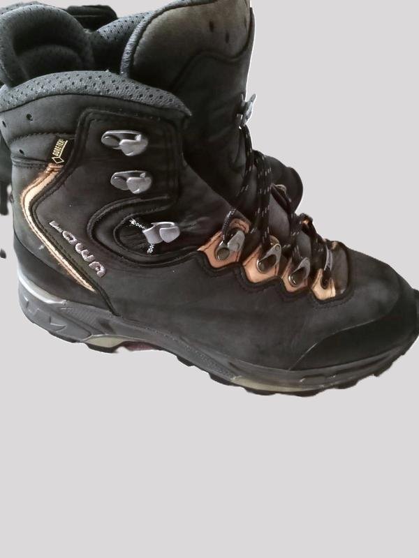 Women Lowa Boots Green Leather 37.5