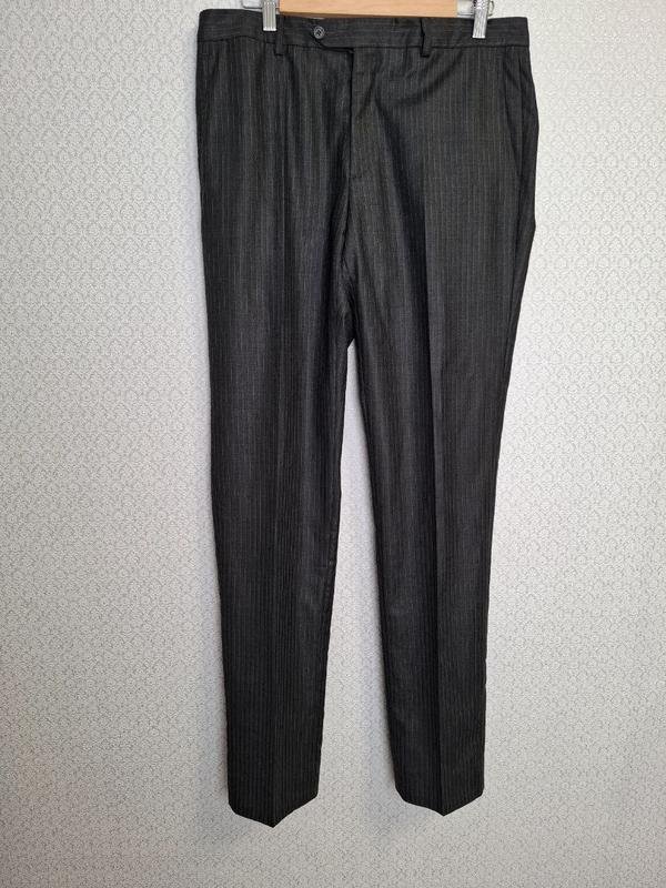 Мужские Carlo Pignatelli Брюки Серый Полиэстер 34