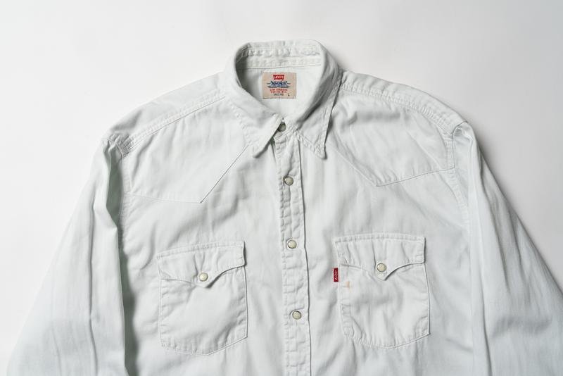 Homme Levi's Chemise Blanche Coton 40 /L / 48