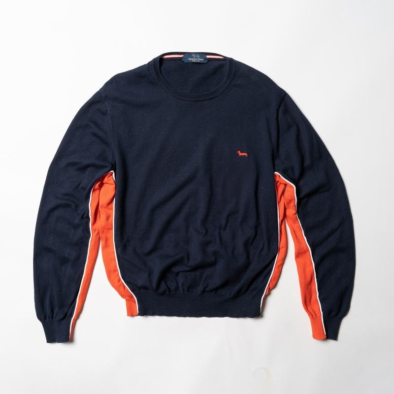 Men Harmont & Blaine Sweater Navy Cotton 38 / M /