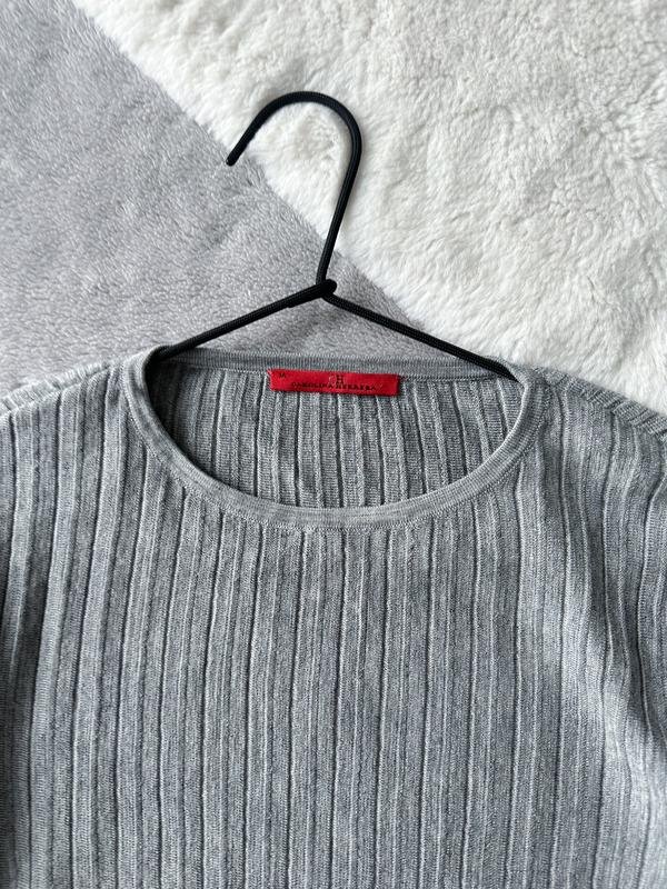 Donna Carolina Herrera Maglione Grigio Lana 38 / M