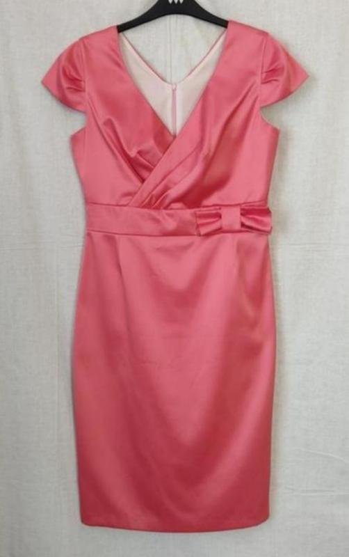 Damen Rene Kleid Rosa Satin 36