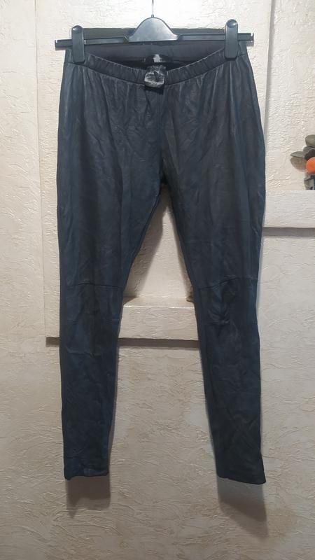 Женские Hallhuber Лосины Серый Кожа 40 / L / 48