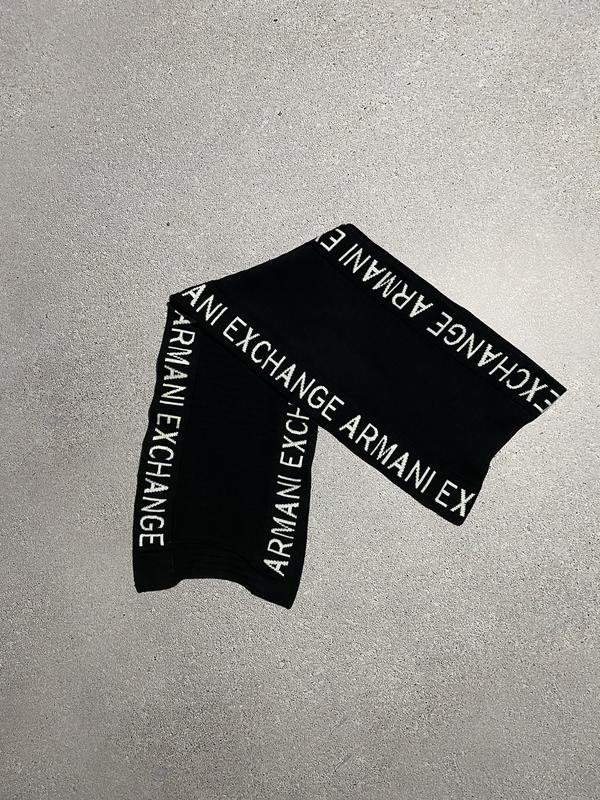 Unisex Armani Exchange Schal Schwarz