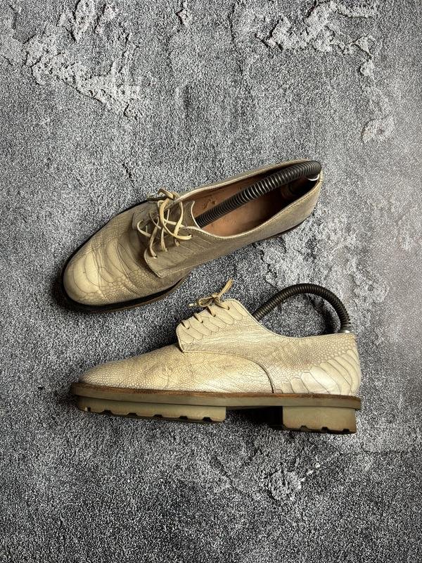 Женские Robert Clergerie Туфли Бежевый Кожа 37