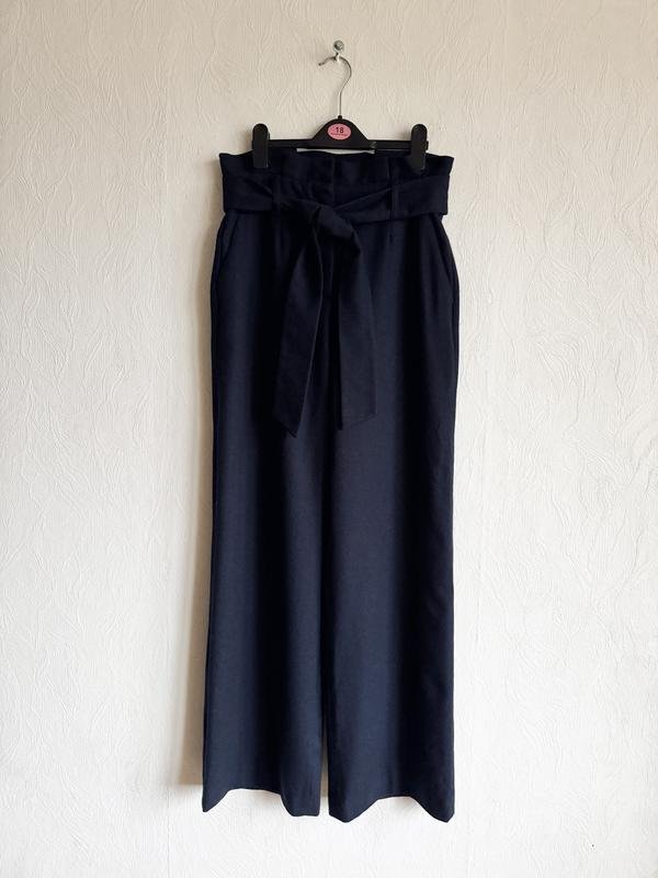 Donna Boden Pantaloni Blu Navy Lana 36 / S / 44