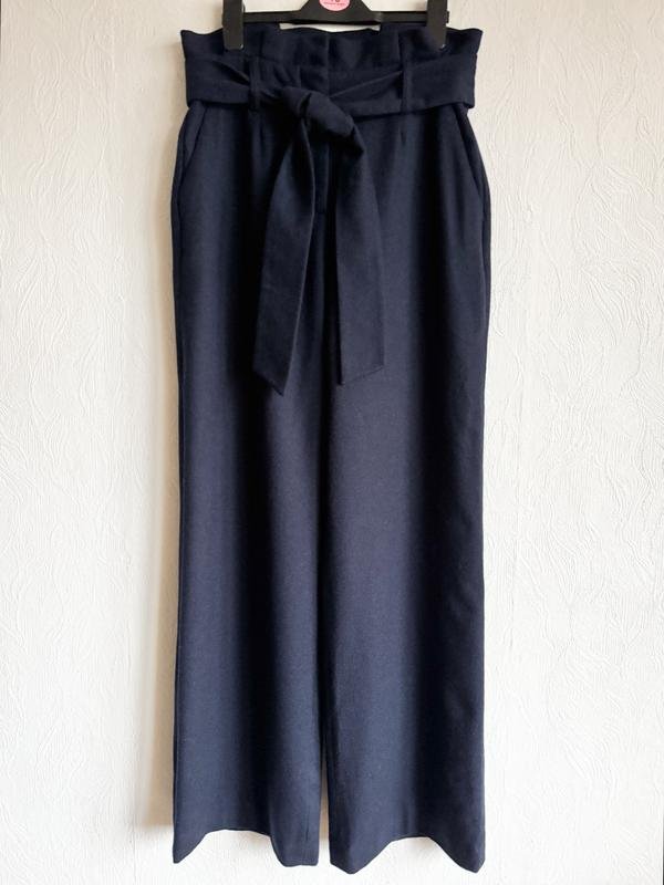 Donna Boden Pantaloni Blu Navy Lana 36 / S / 44