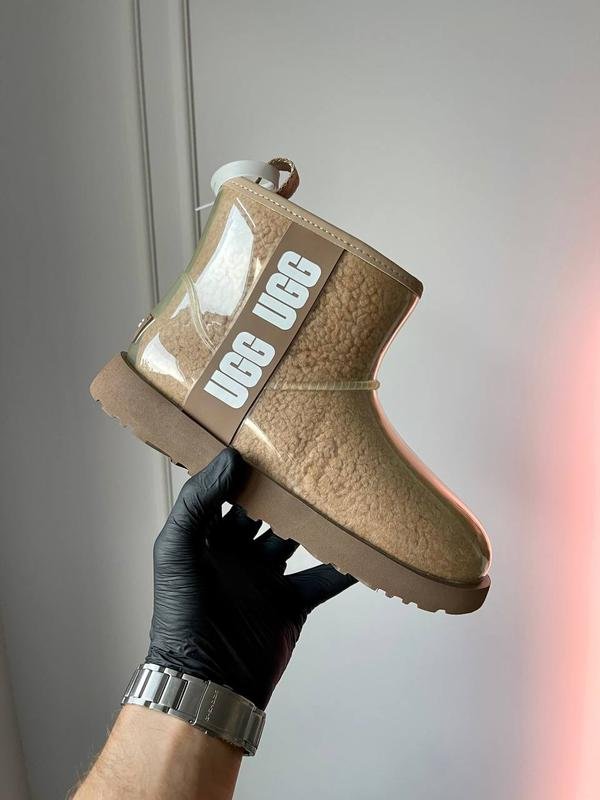 Donna UGG Stivali Mini Chiari Beige Gomma 36