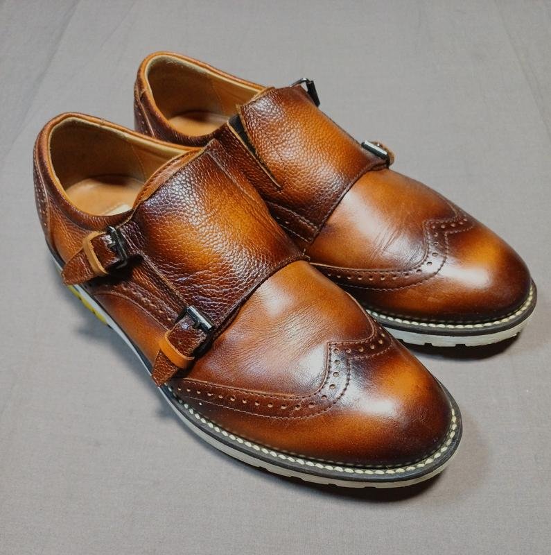 Men Embassy Heels Brown Leather 40
