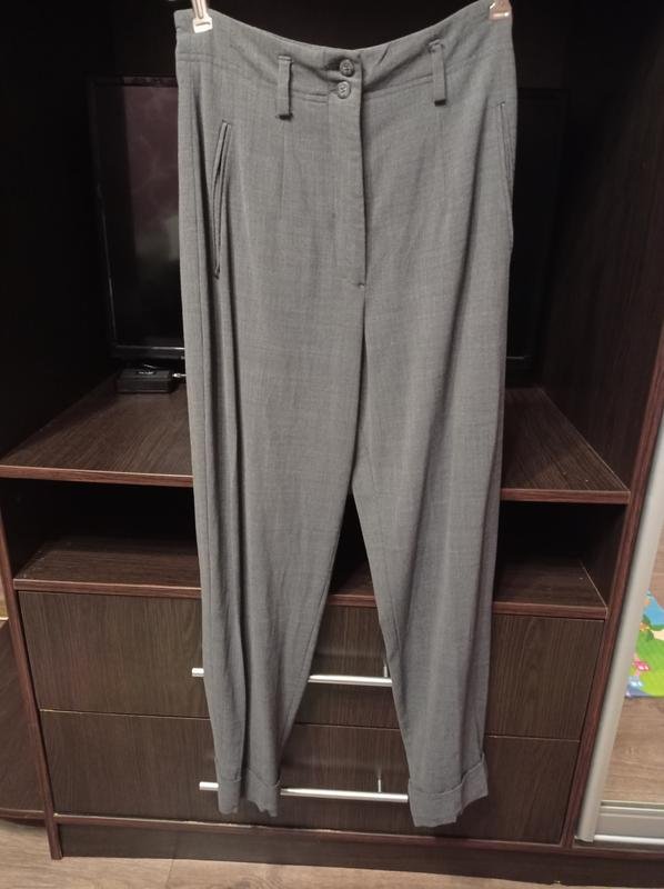 Damen Rene Lezard Hosen Grau Viskose 38 / M / 46