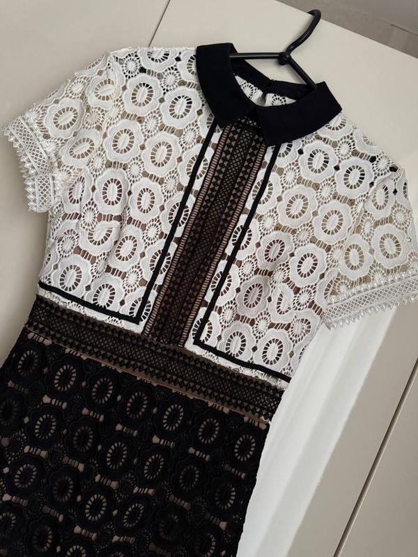 Damen Self-Portrait Kleid Schwarz 34 / XS / 42