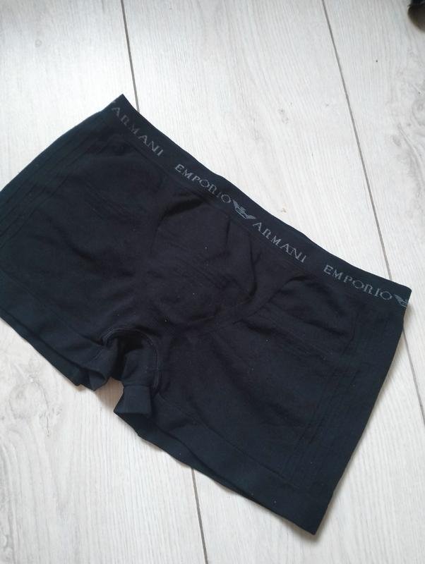 Homme Emporio Armani Boxers Noir Élasthanne 38 / M