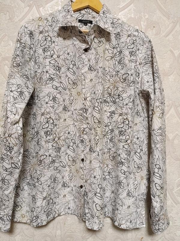Herren Jaeger Hemd Weiß Baumwolle 42 / XL / 50