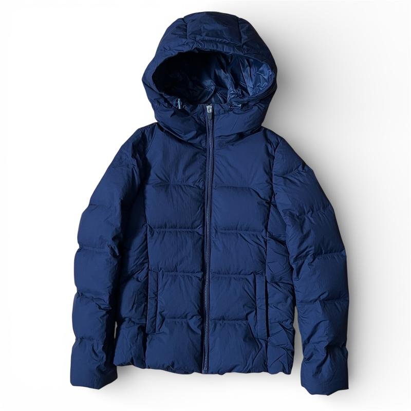 Damen Uniqlo Daunenjacke Marineblau 34 / XS / 42