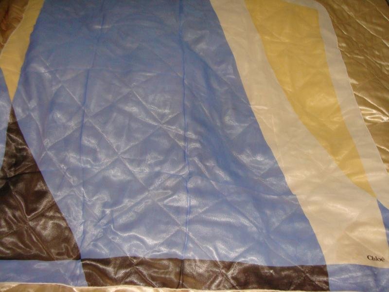 Женский Chloé Платок Жёлтый Шелк