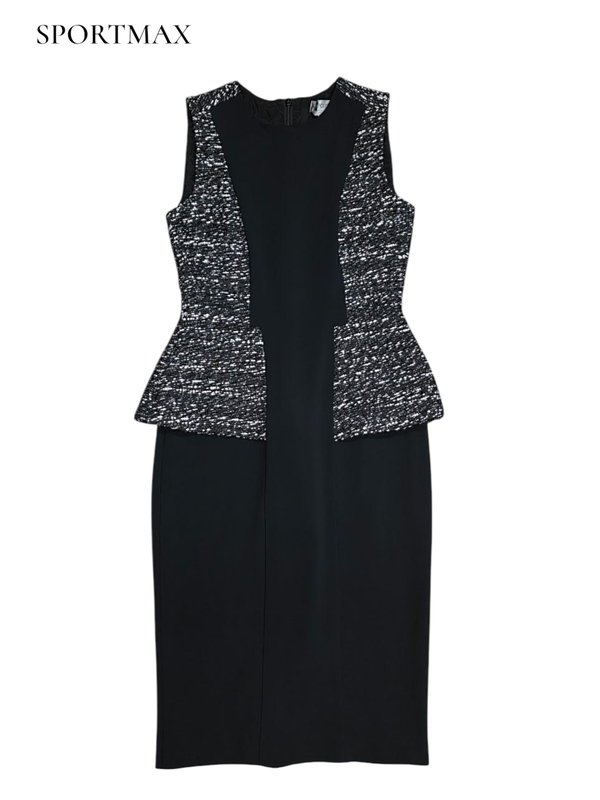 Women Sportmax Dress Black Acrylic 34