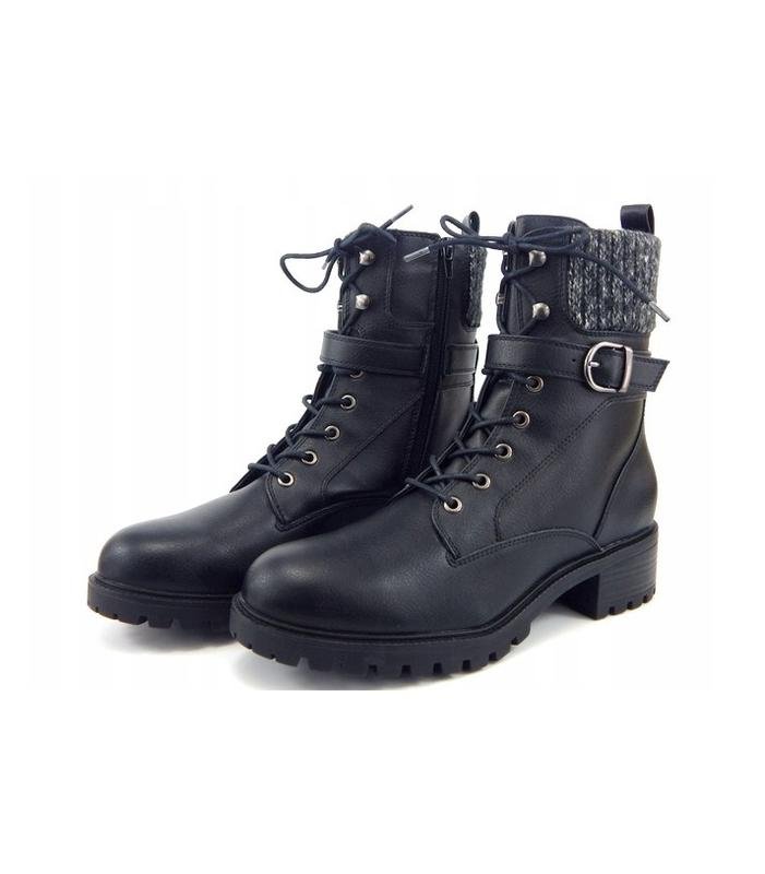 Women Land Rover Boots Black Eco-leather 36