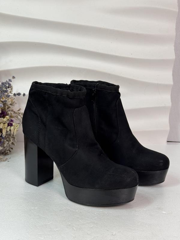 Femme Catwalk Bottines Noires Suède 40