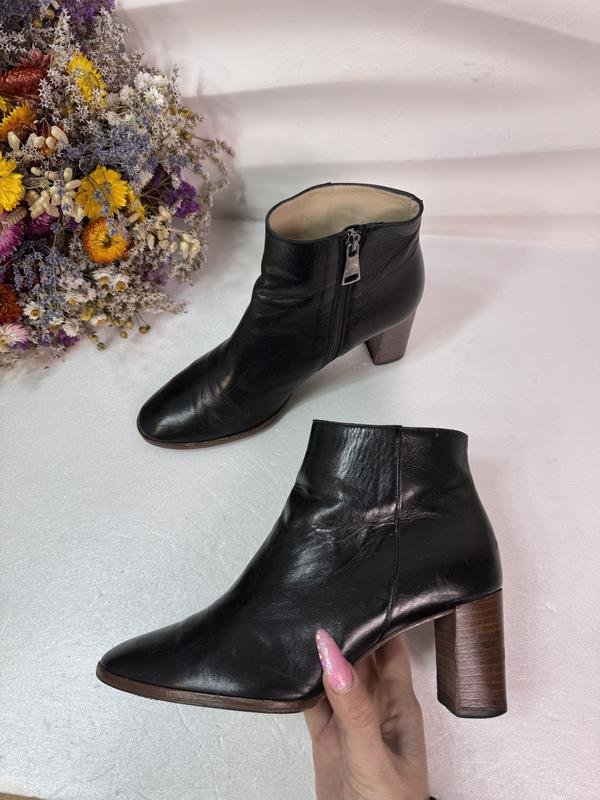 Femme Navyboot Bottines Noir Cuir 37,5