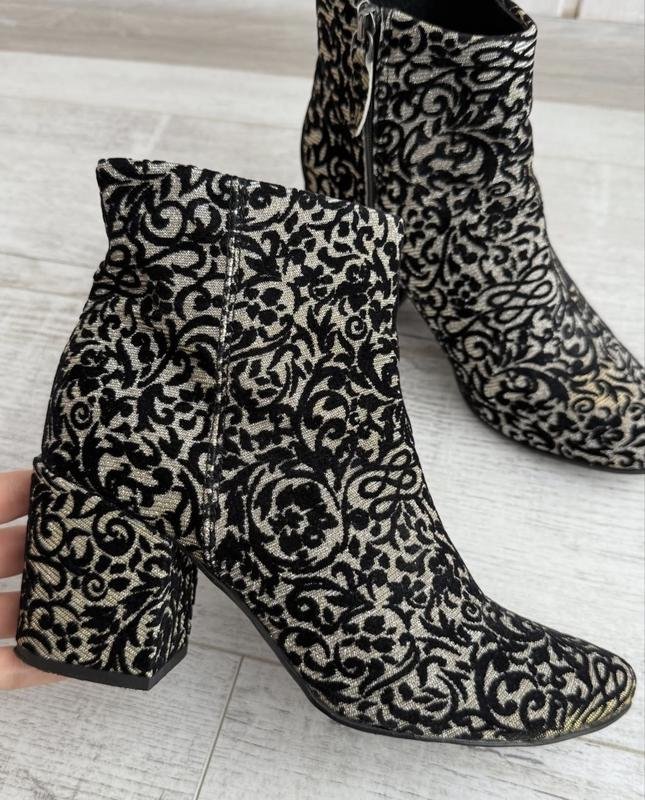 Damen VENEZIA Stiefeletten Schwarz Textil 38