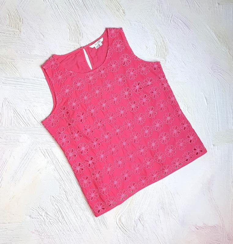 Donna Boden Camicia Rosa Cotone L