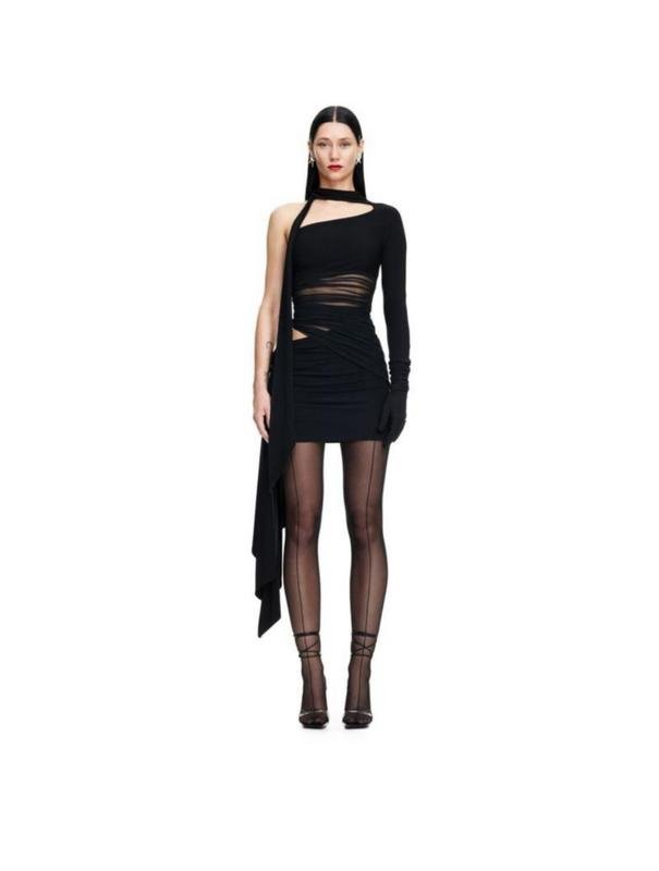 Femme Mugler Robe Noir  L