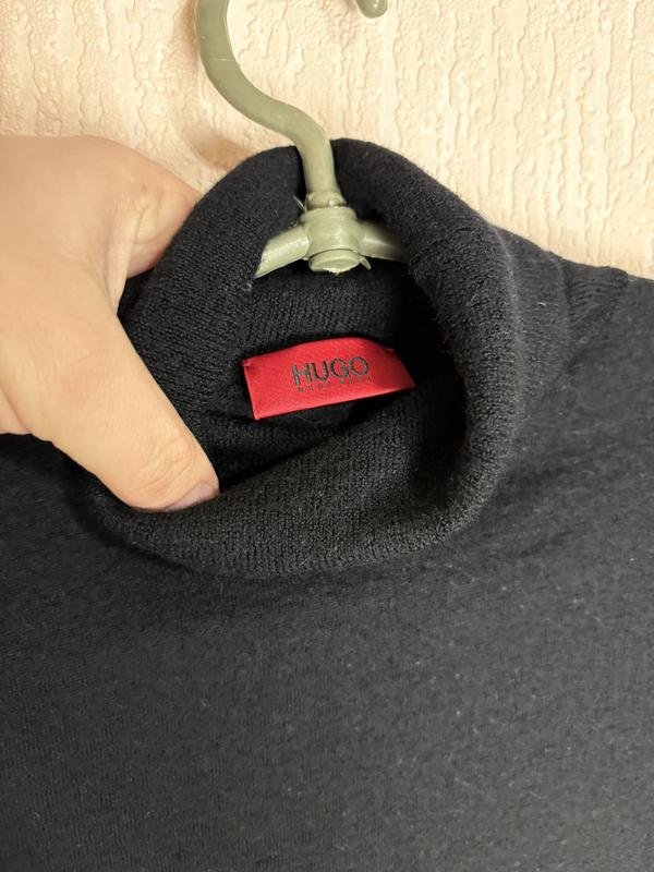 Damen Hugo Boss Pullover Schwarz Wolle 38 / M / 46