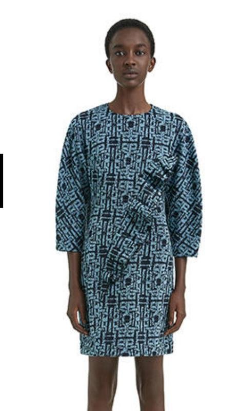 Femme Bimba y Lola Robe Bleue Coton 38 / M / 46