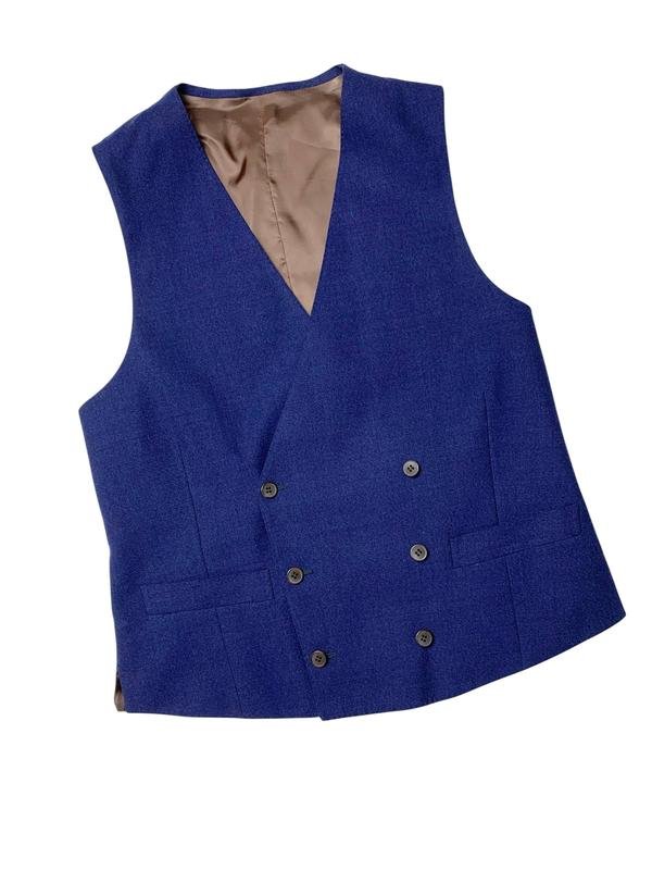Men Suitsupply Vest Navy Wool 38 / M / 46