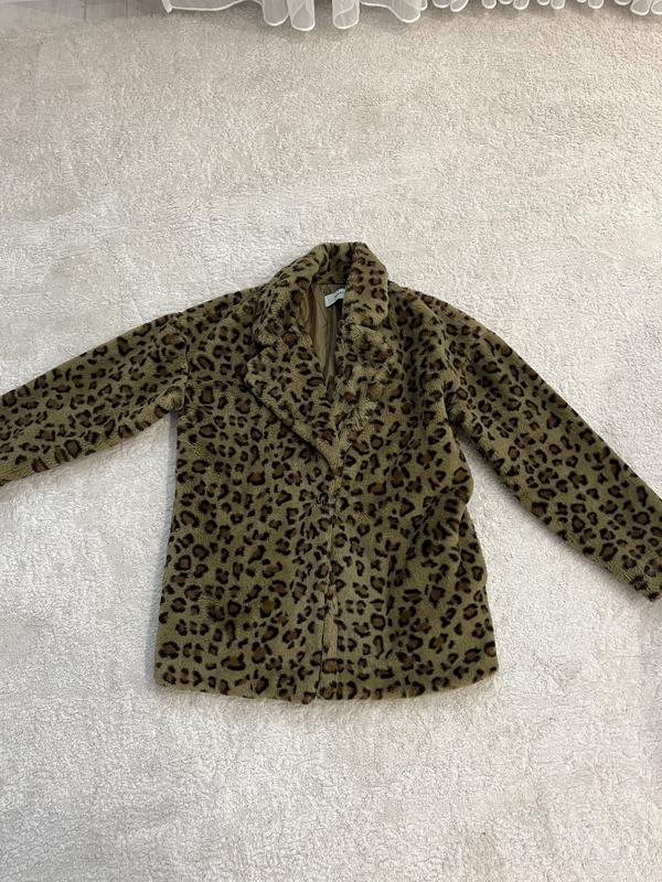 Женский Minimum Пальто Хаки Искусственный мех 38 /