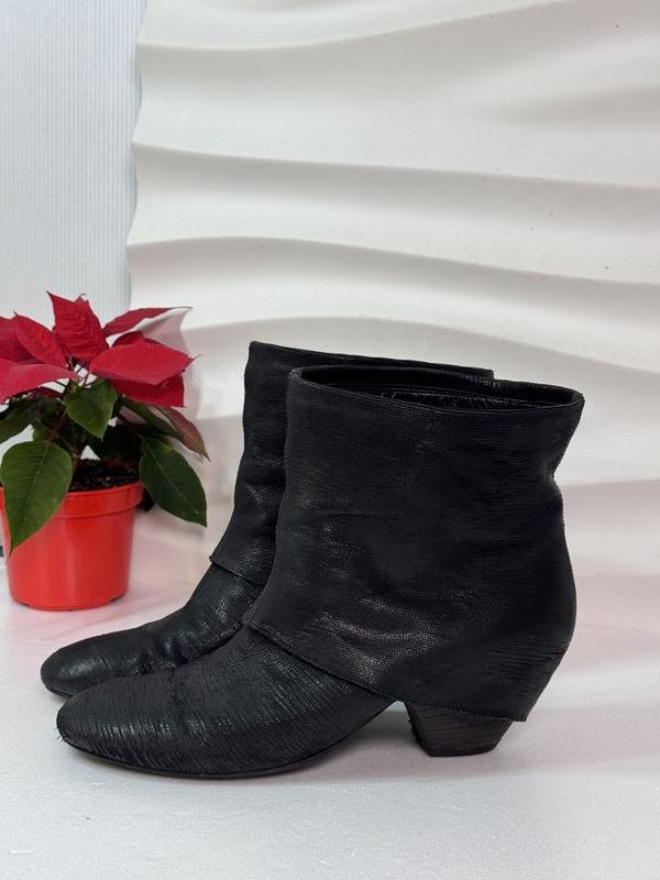 Женские VIC Ботильоны Чёрный Кожа 41