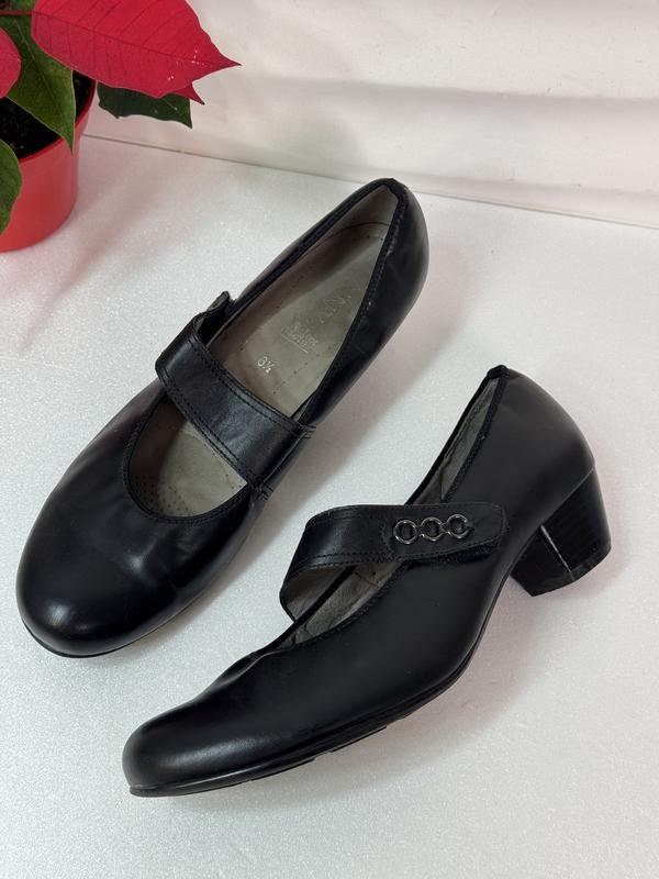 Femme Jenny Hellström Talons Noir Cuir 40
