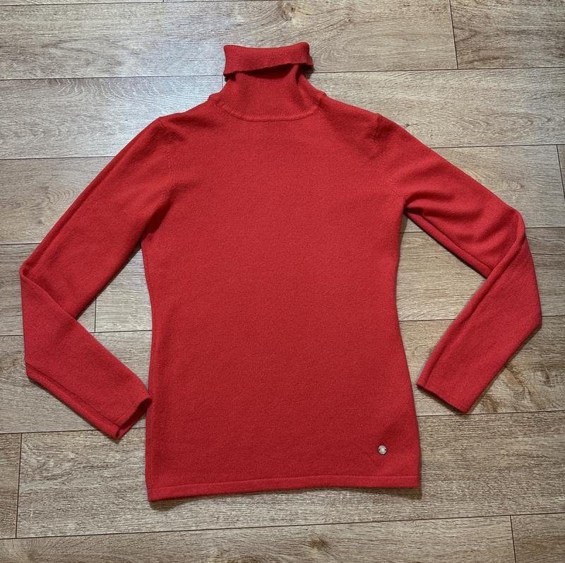 Women Paul Kehl Turtleneck Red Cashmere 36 / S /