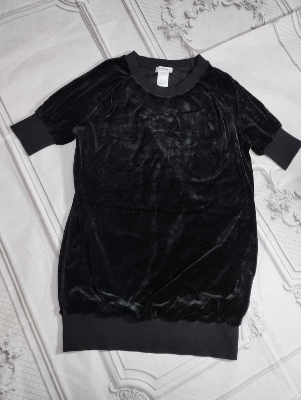 Donna Sonia Rykiel Abito Nero Velluto 38 / M / 46