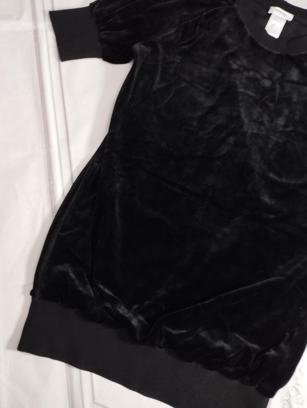 Donna Sonia Rykiel Abito Nero Velluto 38 / M / 46