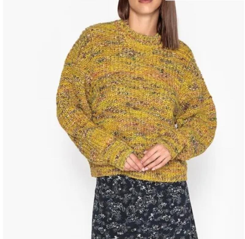 Femme Samsoe Samsoe Pull Jaune Acrylique 36