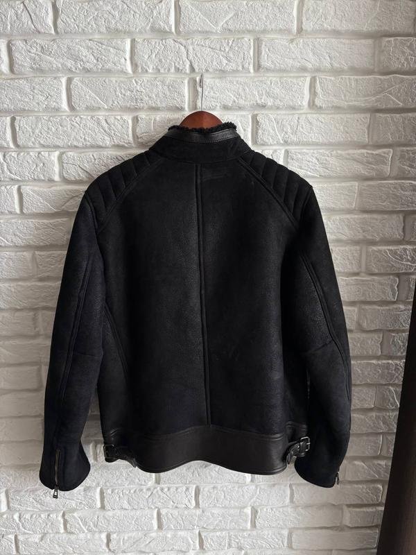 Men Belstaff Shearling Jacket Black 38 / M / 46