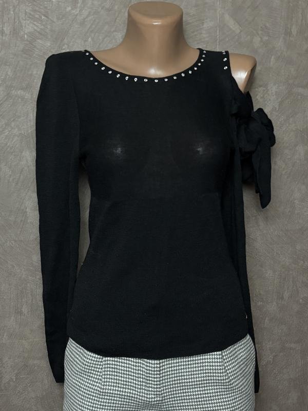 Donna Sonia Rykiel Maglione Nero 36 / S / 44