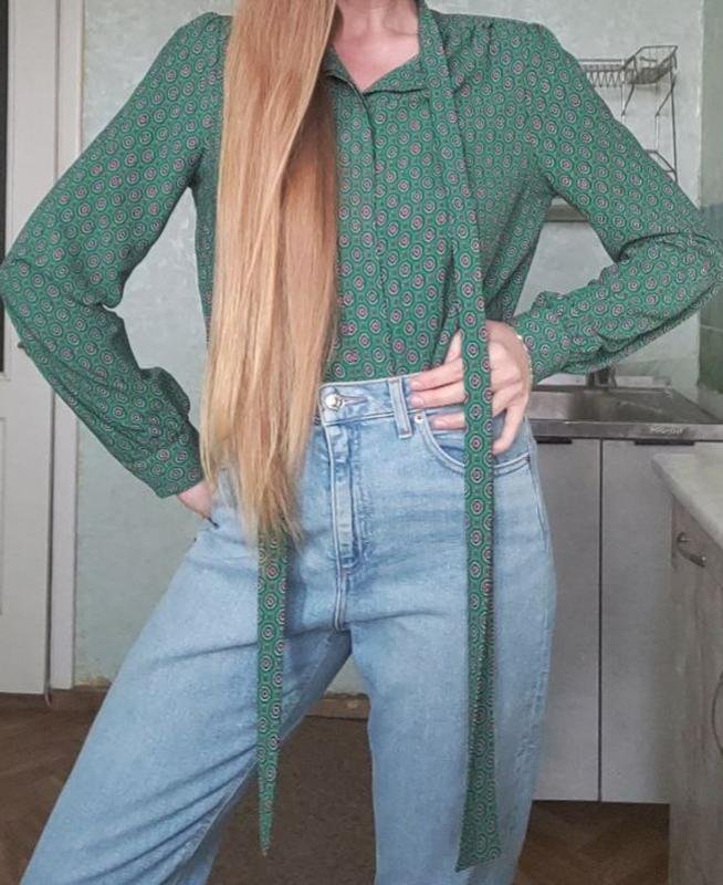 Donna Carolina Belle Camicia Verde Elastan 36 / S