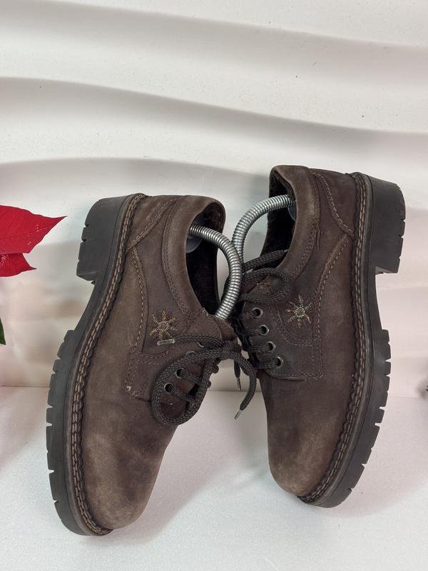 Women Land Rover Oxford Brown Nubuck 36