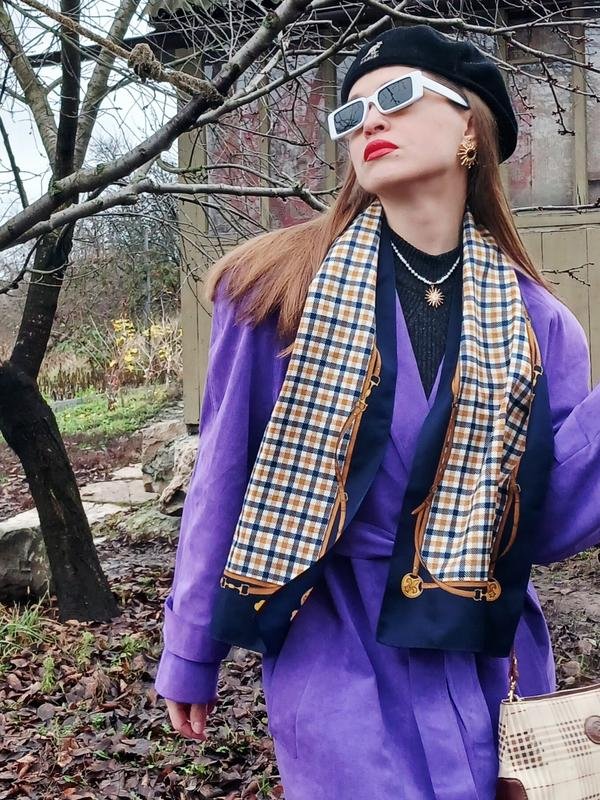 Women Aquascutum Scarf Beige Silk