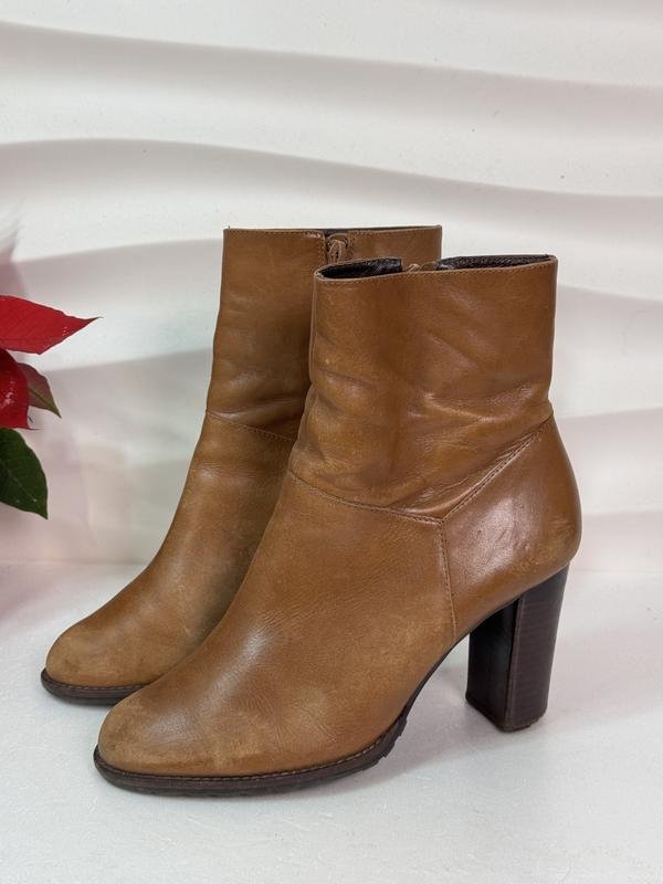 Donna Vero Cuoio Stivali Marrone Pelle 39