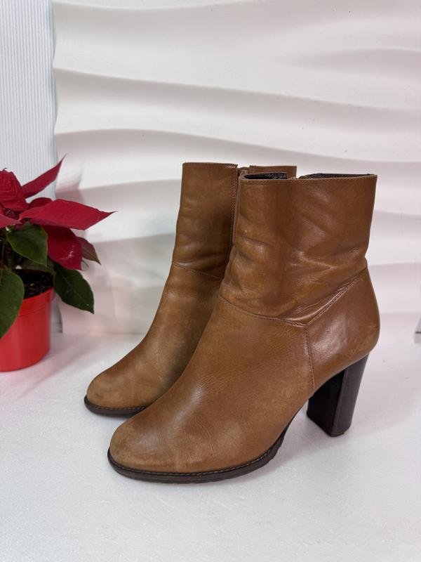 Donna Vero Cuoio Stivali Marrone Pelle 39