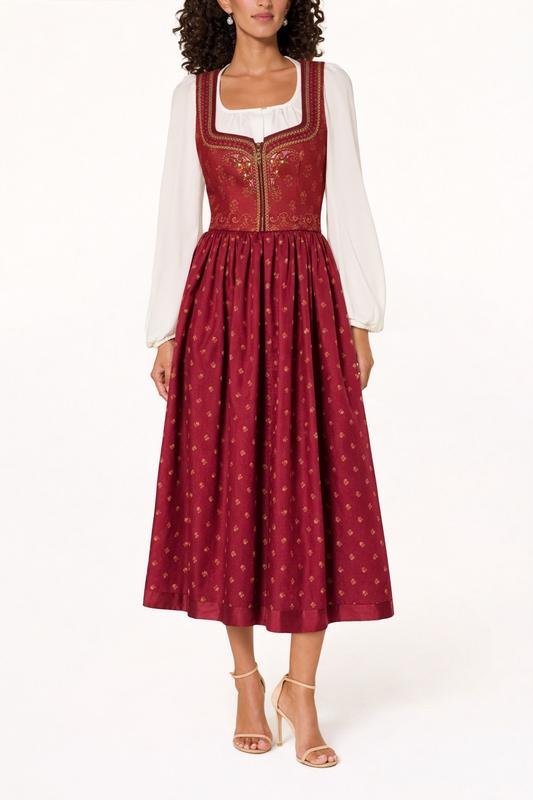 Женский Sportalm Платье Красный Хлопок 42 / XL /