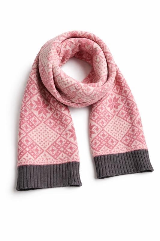 Donna Boden Sciarpa Rosa Angora